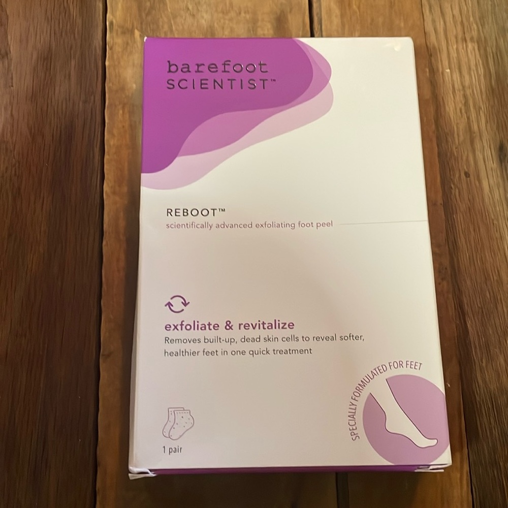 Barefoot Scientist Reboot, exfoliating foot peel